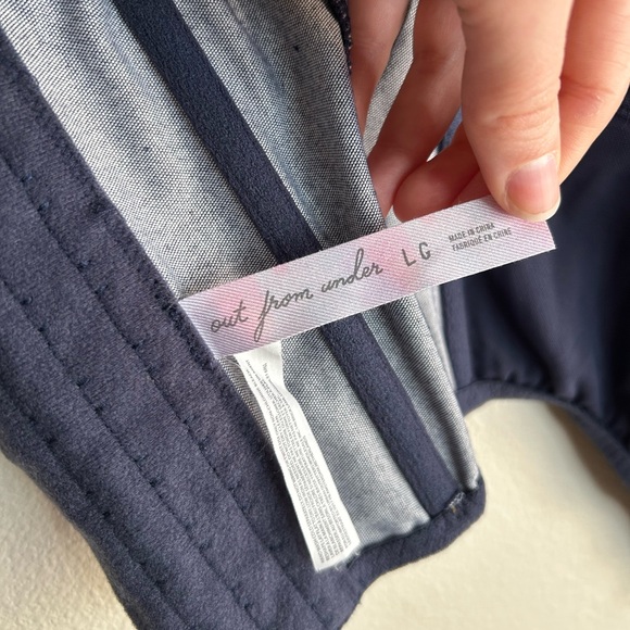 Urban Outfitters Out From Under Strapless Denim Bustier Corset Top Size L - Picture 9 of 11